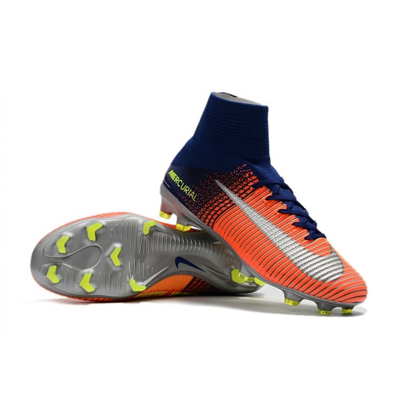 crampon mercurial orange