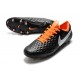 Chaussures Nouvelles Nike Tiempo Legend 8 Elite FG - Noir Blanc Orange