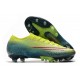Chaussures Nike Mercurial Vapor 13 Elite AG-Pro Citron Noir Vert