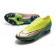 Chaussures Nike Mercurial Vapor 13 Elite AG-Pro Citron Noir Vert