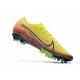 Chaussures Nike Mercurial Vapor 13 Elite AG-Pro Citron Noir Vert