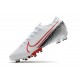 Chaussures Nike Mercurial Vapor 13 Elite AG-Pro Blanc Cramoisi