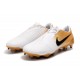 Chaussures 2020 Nike Phantom Vnm Elite FG -Blanc Or Noir