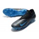 Chaussures Nike Phantom Vision 2 Elite FG Noir Bleu Laser Anthracite