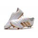 Chaussures Football adidas Copa 19.1 FG Blanc Or