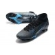 Nike Mercurial Superfly 7 Elite DF FG - Noir Bleu