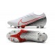 Crampon Nouvel Nike Mercurial Vapor 13 Elite FG Blanc Cramoisi Noir