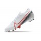 Crampon Nouvel Nike Mercurial Vapor 13 Elite FG Blanc Cramoisi Noir