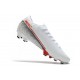 Crampon Nouvel Nike Mercurial Vapor 13 Elite FG Blanc Cramoisi Noir