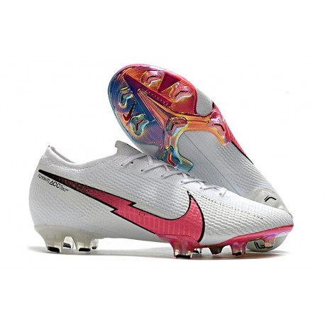 Chaussure Nike Mercurial Vapor 13 Elite FG ACC Blanc Rouge Noir