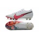 Chaussure Nike Mercurial Vapor 13 Elite FG ACC Blanc Rouge Noir