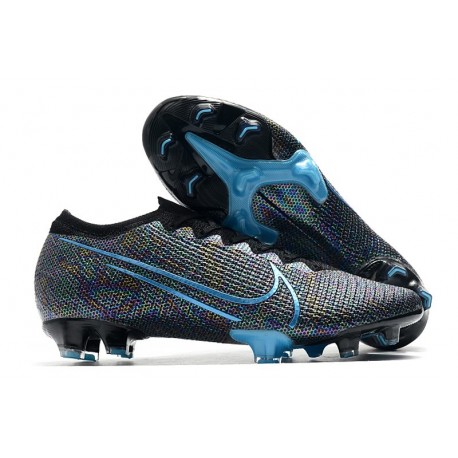Crampon Nouvel Nike Mercurial Vapor 13 Elite FG Noir Bleu