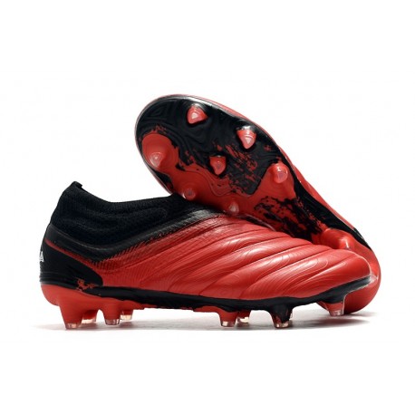 Chaussures Nouvel adidas Copa 20+ FG - Rouge Blanc Noir
