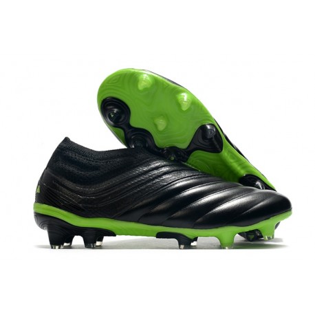 Chaussures Nouvel adidas Copa 20+ FG - Noir Vert signal