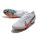 Chaussures Nike Mercurial Vapor 13 Elite AG-Pro Blanc Rouge