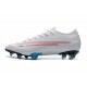 Nike CR7 x Bugatti Mercurial Vapor XIII Elite FG Blanc Rouge Bleu