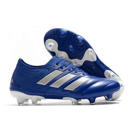 adidas Neuf Chaussure de Football Copa 20.1 FG Bleu Royal Argent