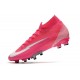 Chaussure Nike Mercurial Superfly 7 Elite AG x Mbappe Rose Blanc Noir