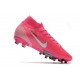 Chaussure Nike Mercurial Superfly 7 Elite AG x Mbappe Rose Blanc Noir