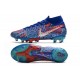 Nike Mercurial Superfly 7 Elite AG-PRO Sancho Bleu Blanc Vert Noir