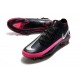 Crampons de Football Nike Phantom GT Elite DF FG Noir Argent Rose