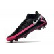 Crampons de Football Nike Phantom GT Elite DF FG Noir Argent Rose