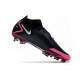 Crampons de Football Nike Phantom GT Elite DF FG Noir Argent Rose