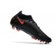 Crampons de Nike Phantom GT Elite DF FG Noir Rouge Chili Gris fumee