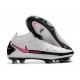 Crampons de Football Nike Phantom GT Elite DF FG Blanc Rose Noir