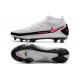Crampons de Football Nike Phantom GT Elite DF FG Blanc Rose Noir