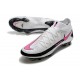 Crampons de Football Nike Phantom GT Elite DF FG Blanc Rose Noir