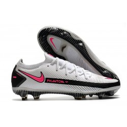 Nike Phantom GT Elite FG Nouvelles Crampon - Blanc Rose Noir