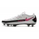 Nike Phantom GT Elite FG Nouvelles Crampon - Blanc Rose Noir