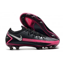 Nike Phantom GT Elite FG Nouvelles Crampon - Noir Argent Rose