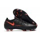 Nike Phantom GT Elite FG Nouvelles Crampon-Noir Rouge Chili Gris Fumee