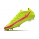 Nike Phantom GT Elite FG Nouvelles Crampon - Brésil Jaune Rose