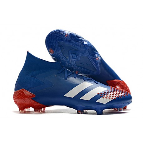 Chaussure Neuf adidas Predator Mutator 20.1 FG - Bleu Roi Blanc Rouge