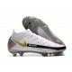 Crampons de Football Nike Phantom GT Elite DF FG Blanc Noir Or Rouge