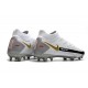 Crampons de Football Nike Phantom GT Elite DF FG Blanc Noir Or Rouge