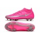 Crampons de Football Nike Phantom GT Elite DF FG Rose Argent