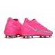 Crampons de Football Nike Phantom GT Elite DF FG Rose Argent