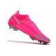 Crampons de Football Nike Phantom GT Elite DF FG Rose Argent