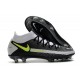 Crampons de Football Nike Phantom GT Elite DF FG Noir Gris Vert