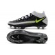Crampons de Football Nike Phantom GT Elite DF FG Noir Gris Vert