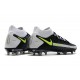 Crampons de Football Nike Phantom GT Elite DF FG Noir Gris Vert