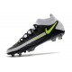 Crampons de Football Nike Phantom GT Elite DF FG Noir Gris Vert