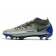 Nike Chaussure Phantom GT Elite DF FG - Gris Bleu