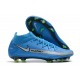 Nike Chaussure Phantom GT Elite DF FG - Bleu Argent