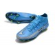 Nike Chaussure Phantom GT Elite DF FG - Bleu Argent