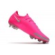 Chaussure Nouveau Nike Phantom GT Elite FG Rose Argent